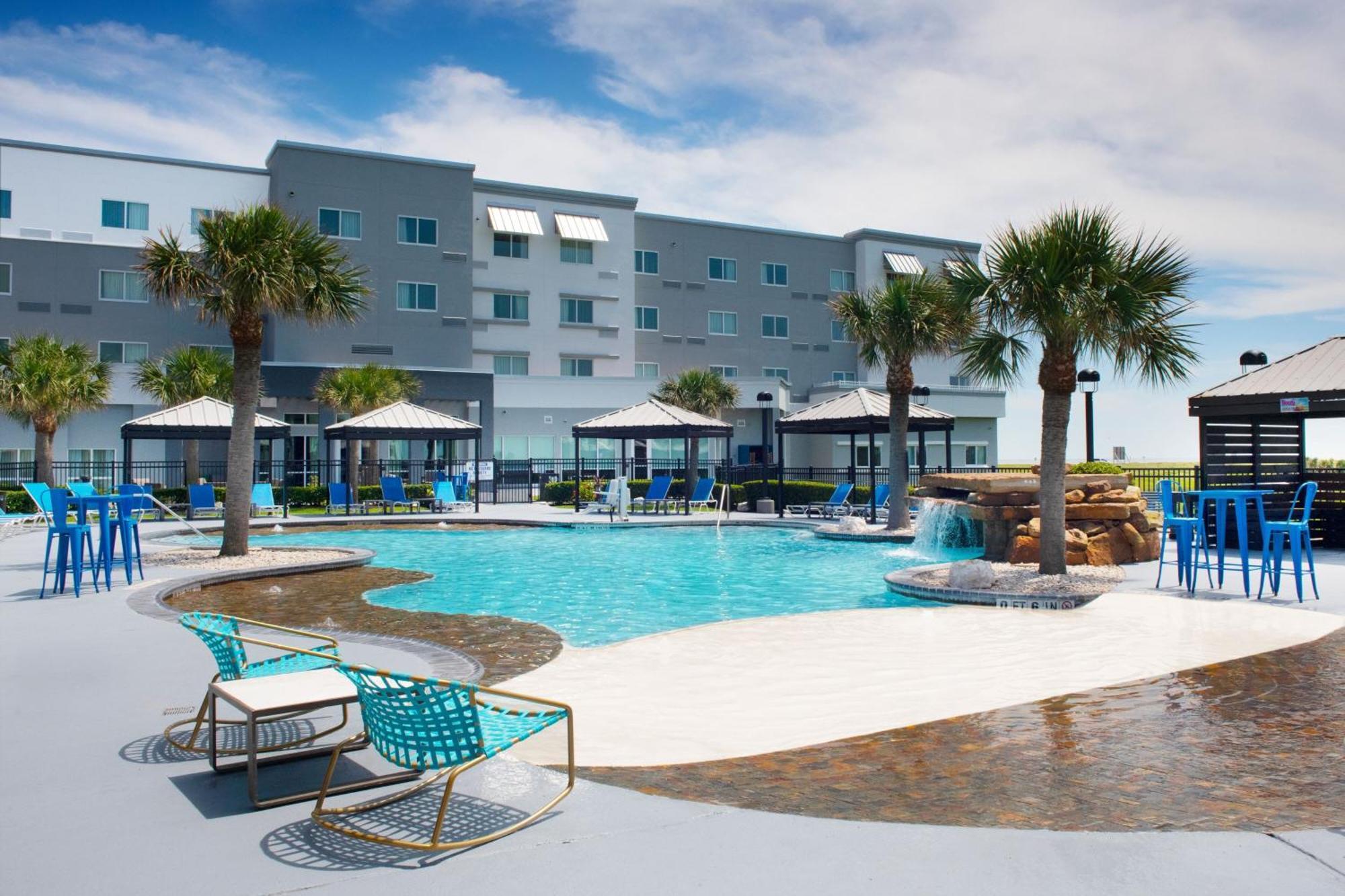 Hotel Courtyard By Marriott Galveston Island Exterior foto